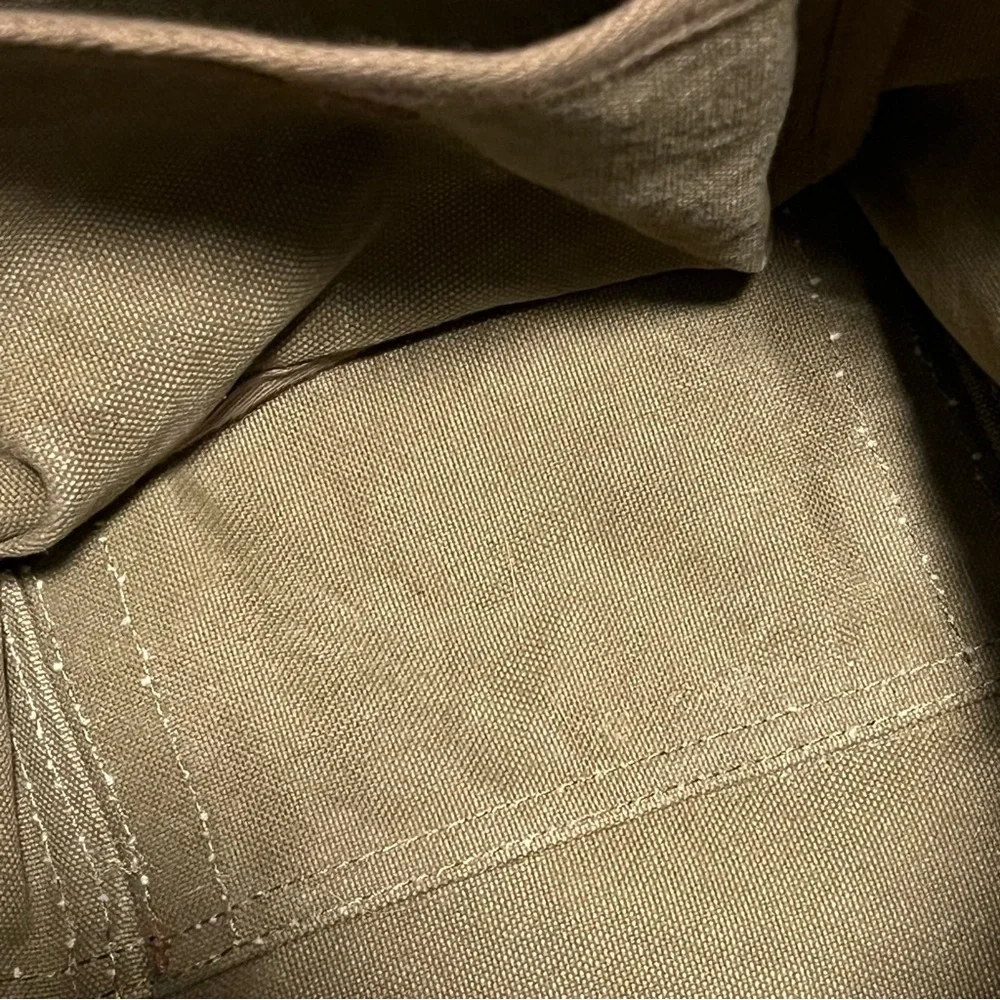 Madewell Canvas Somerset Drawstring Backpack in Olive - Picture 8 of 15